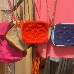 Red/ Cream  Moroccan Crossbody Bag🌹🌹